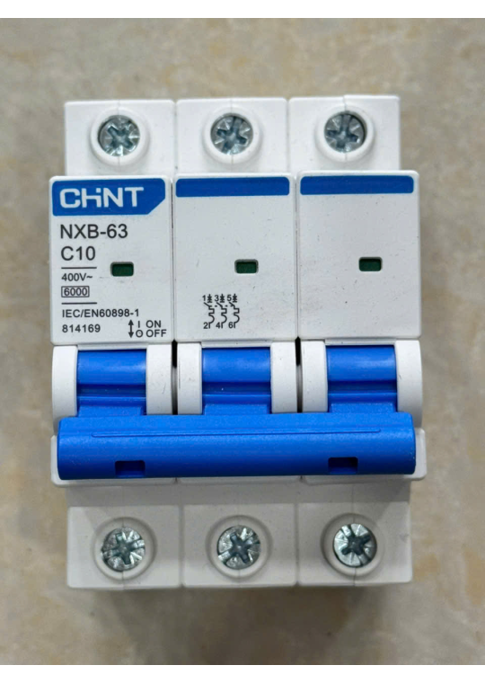 MCB CHINT NXB-63 3P 10A 6kA
