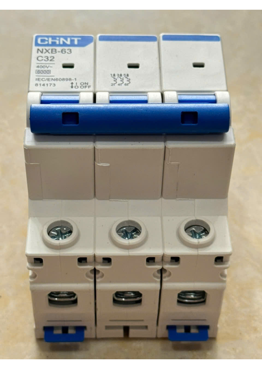 MCB CHINT NXB-63 3P 32A 6kA