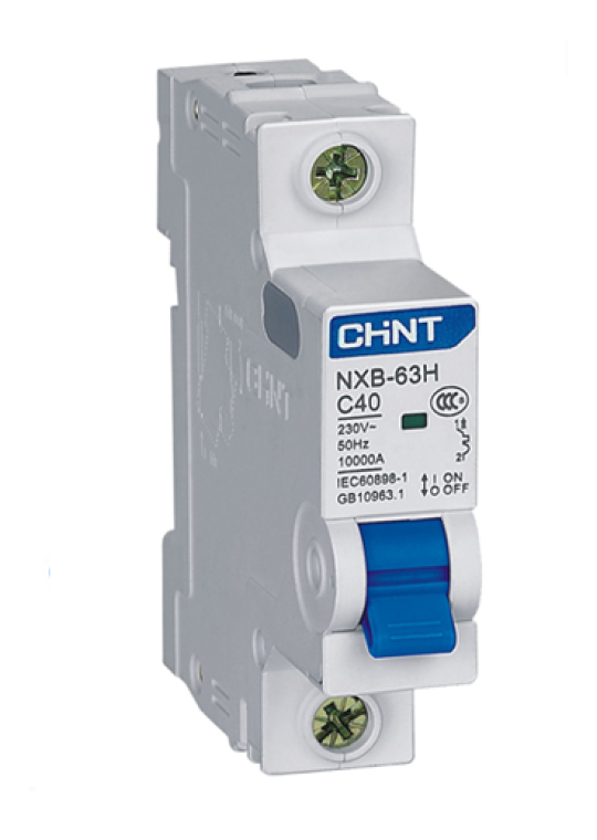 MCB CHINT 1P 50A 10kA ( NXB-63H )