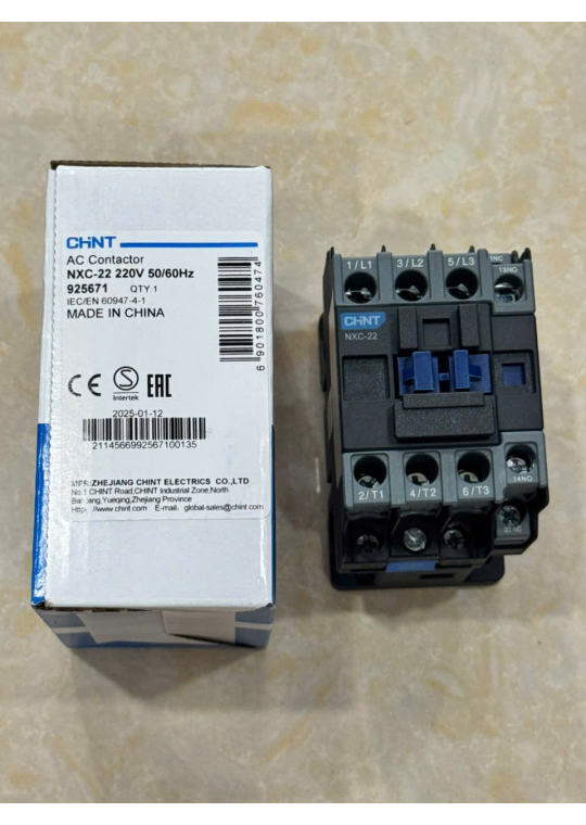 Contactor CHINT 3P 22A ( NXC-22 )