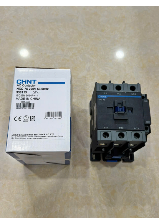 Contactor CHINT 3P 75A ( NXC-75 )