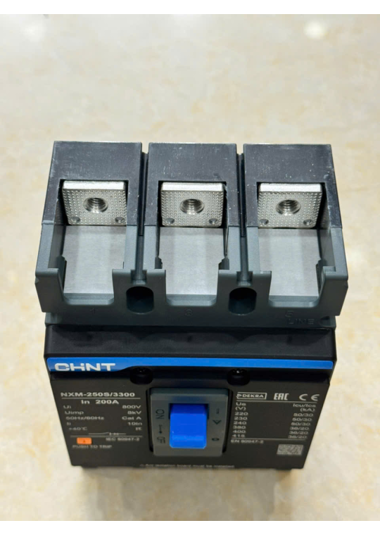 MCCB CHINT NXM-250S/300 3P 200A 36kA