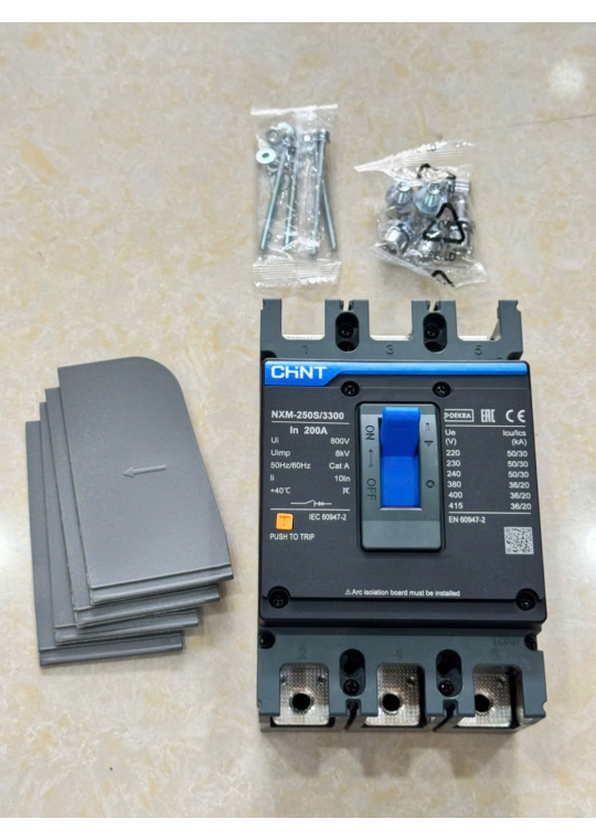 MCCB CHINT NXM-250S/300 3P 200A 36kA