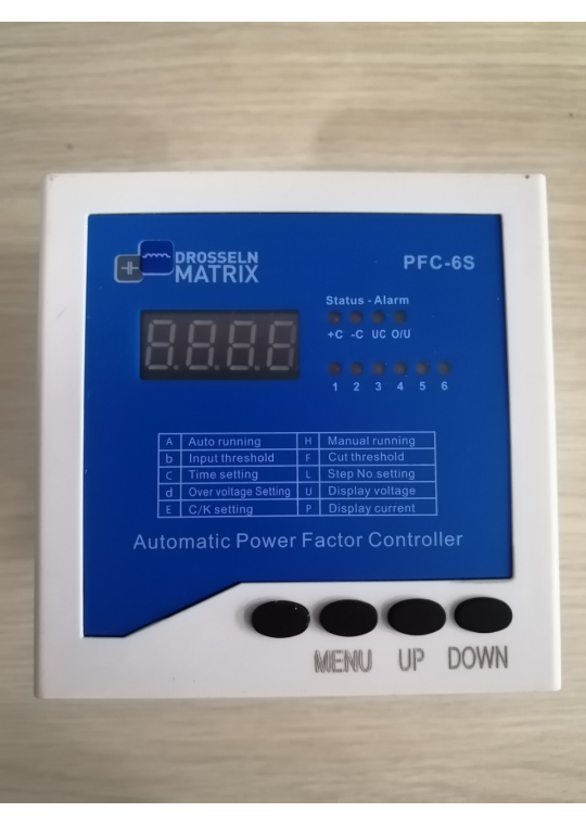 Bộ điều khiển tụ bù 04-06 Cấp DROSSELN MATRIX PFC-6S
