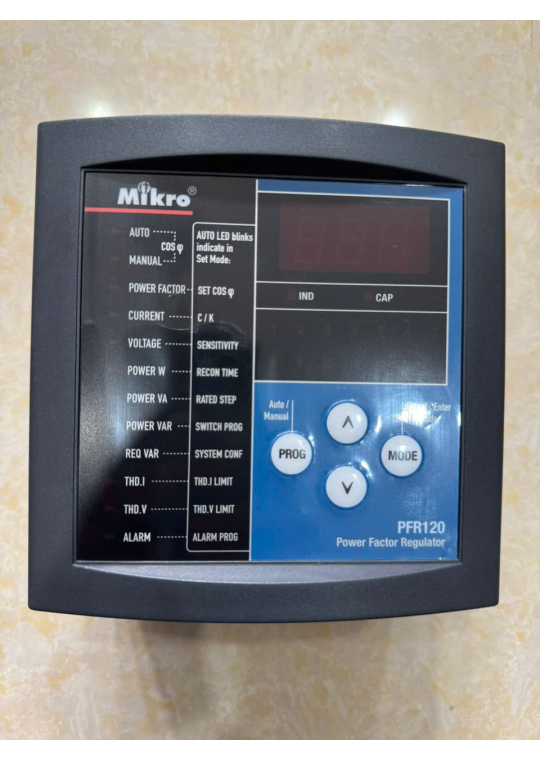 Bộ điều khiển tụ bù 12 cấp MIKRO PFR120-415A (RX)