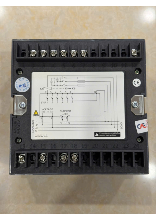 Bộ điều khiển tụ bù 06 cấp MIKRO PFR60-415A (RX)