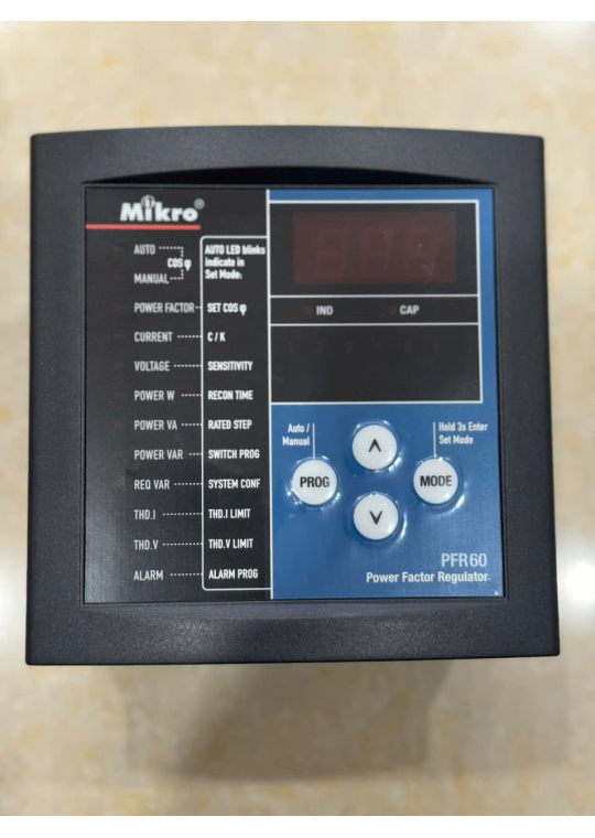 Bộ điều khiển tụ bù 06 cấp MIKRO PFR60-415A (RX)