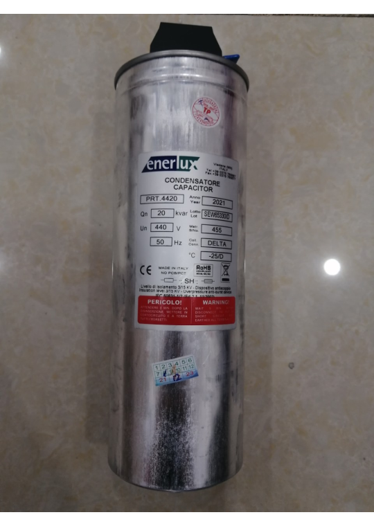 Tụ bù khô ENERLUX 3P 20KVAr 440V ( PRT.4420 )