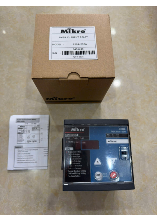 Rơ le bảo vệ quá dòng Mikro R204-230A 