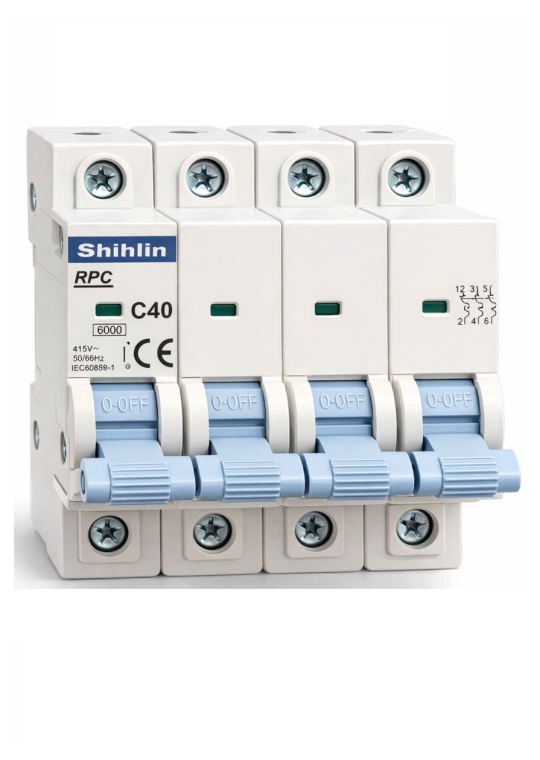 MCB SHIHLIN 4P 6A 10kA ( RPC-H )