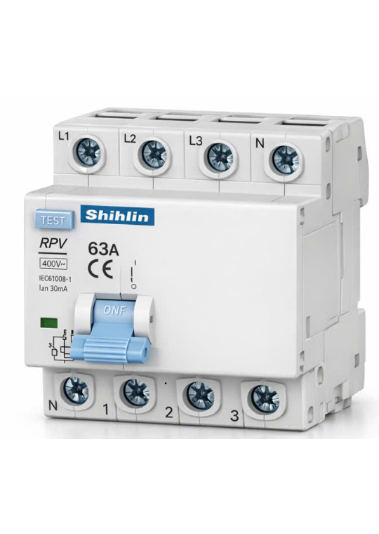 RCCB SHIHLIN 3P+N 16A 30/100/300mA ( RPV )