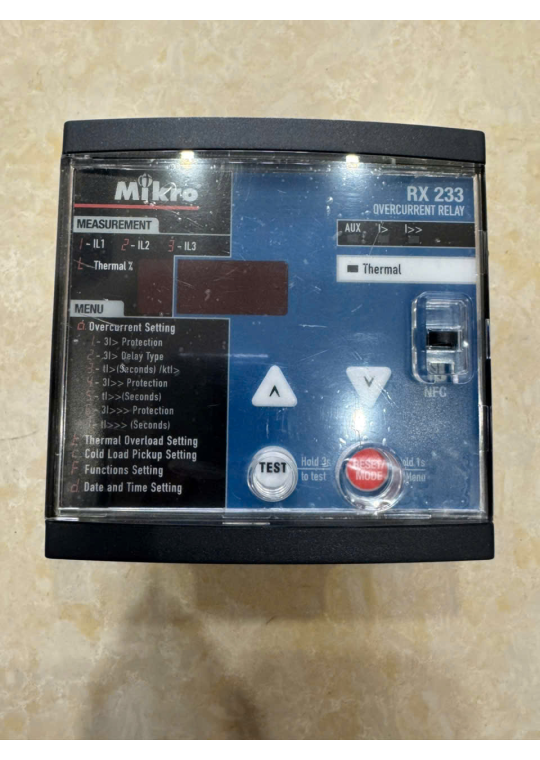 Rơ le bảo vệ quá dòng Mikro RX233-230A 