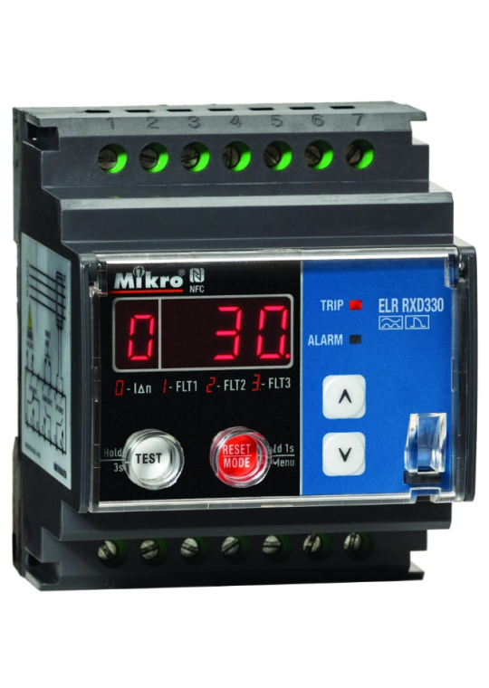 Rơ le bảo vệ dòng rò Mikro RXD330-230A 