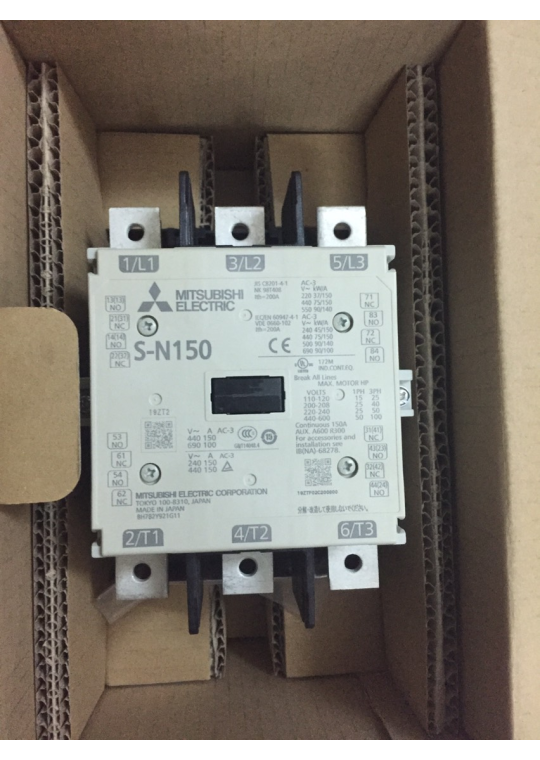 CONTACTOR MITSUBISHI 3P 150A ( S-N150 )