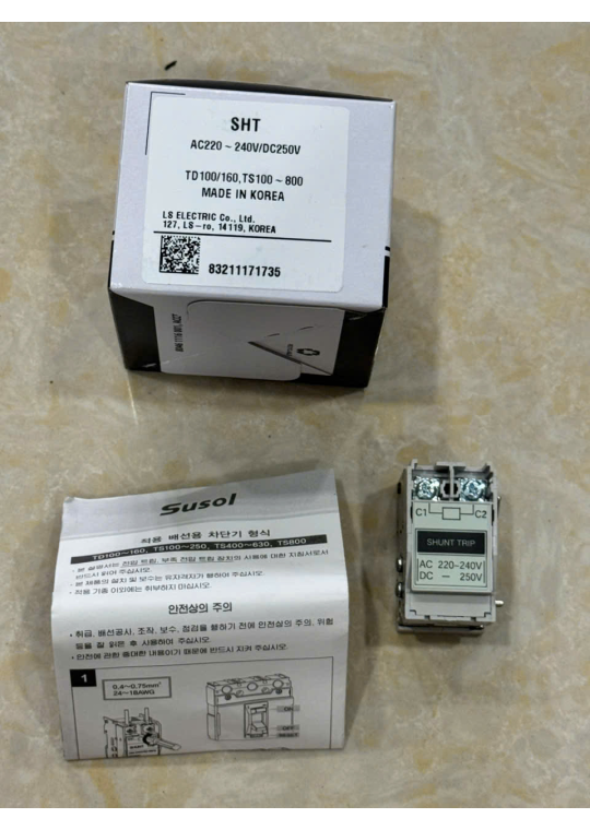 Cuộn ngắt Shunt trip coil LS cho MCCB dòng TD/TS 100 ~ 800 ( SHT )