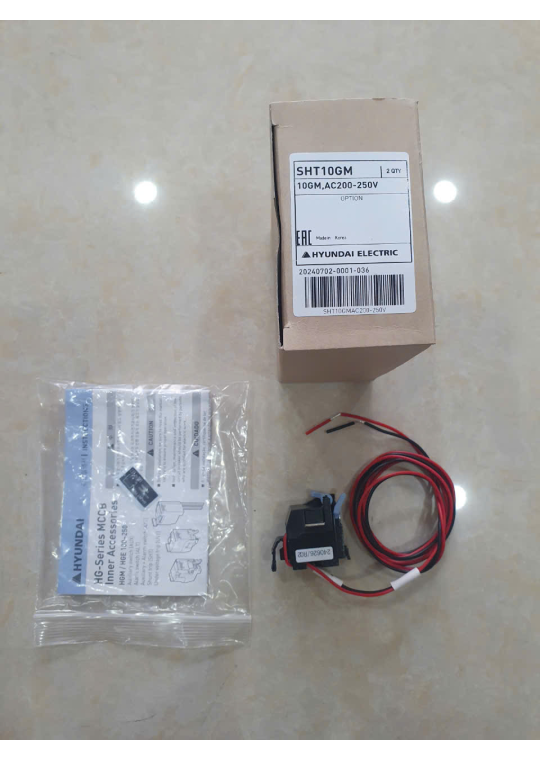 Cuộn ngắt Shunt trip coil Hyundai cho MCCB dòng HGM100/125/250 ( SHT10GM )