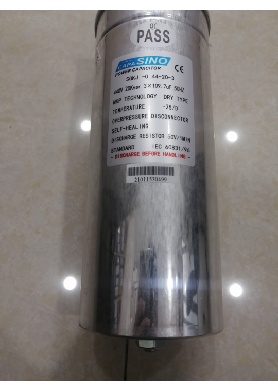 TỤ BÙ KHÔ SINO 3P 20KVAr 440V ( SGKJ-0.44-20-3 )