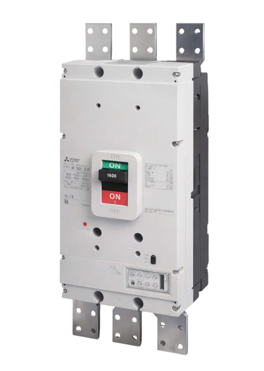 MCCB MITSUBISHI 3P 1600A 85kA chỉnh dòng 0.5-1.0xIn ( NF1600-SEW )