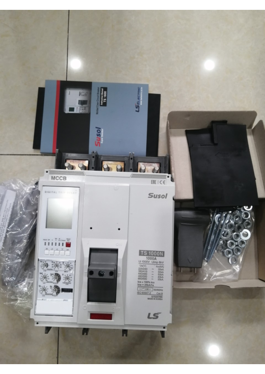 MCCB LS 3P 1000A 50kA chỉnh dòng điện tử 7 bước từ 0.4~1.0 x In ( TS1000N )
