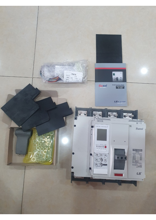 MCCB LS 4P 1600A 50kA chỉnh dòng điện tử 7 bước từ 0.4~1.0 x In ( TS1600N )