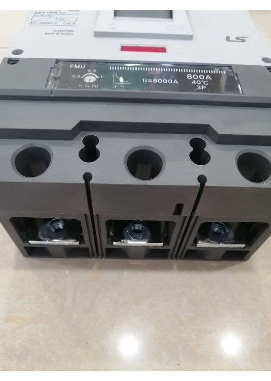 MCCB LS 3P 800A 65kA chỉnh dòng 0.8-0.9-1.0 x In ( TS800N FMU800 )