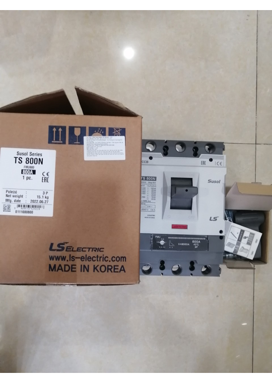 MCCB LS 3P 800A 65kA chỉnh dòng 0.8-0.9-1.0 x In ( TS800N FMU800 )