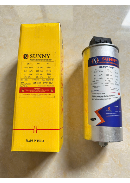 Tụ bù khô SUNNY CAP/10/230SUN 1P 10KVAr 230V