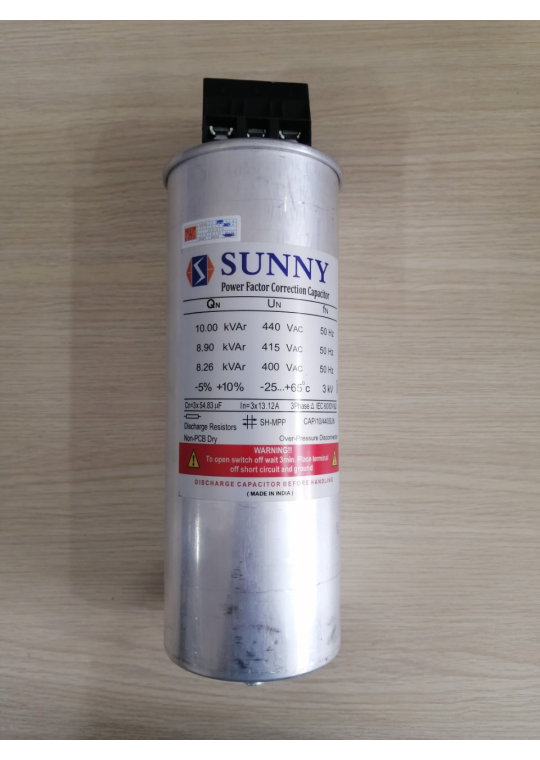 Tụ bù khô SUNNY 3P 10KVAr 440V ( CAP/10/440SUN )