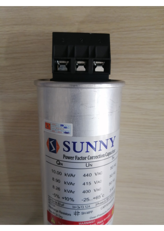 Tụ bù khô SUNNY 3P 10KVAr 440V ( CAP/10/440SUN )