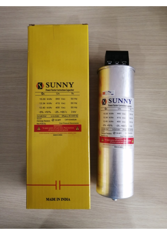 Tụ bù khô SUNNY 3P 15KVAr 440V ( CAP/15/440SUN )