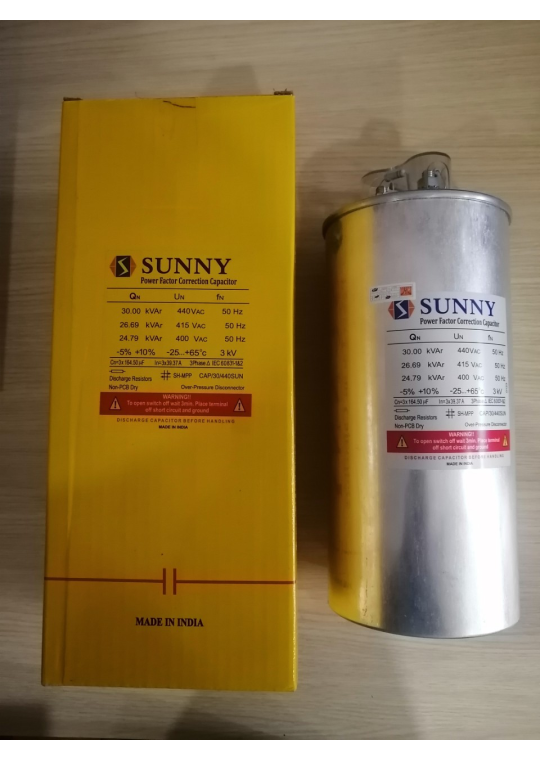 Tụ bù khô SUNNY 3P 30KVAr 440V ( CAP/30/440SUN )