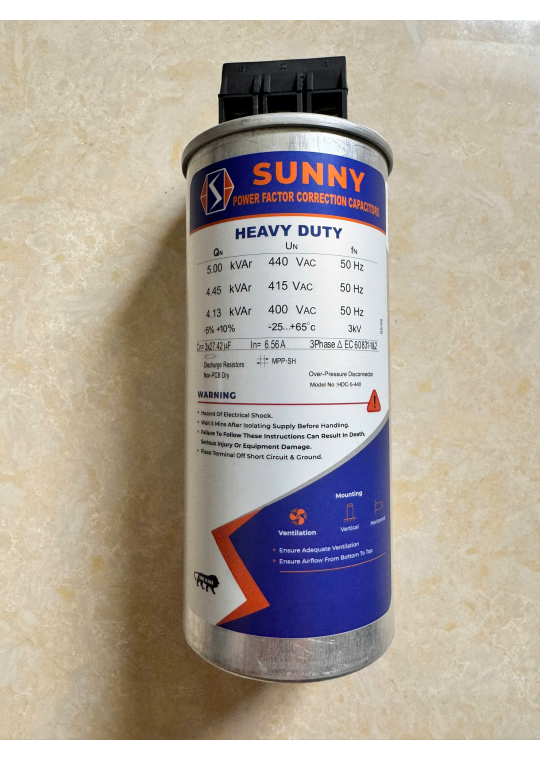 Tụ bù khô SUNNY CAP/05/440SUN 3P 5KVAr 440V