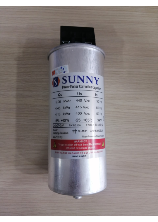 Tụ bù khô SUNNY 3P 5KVAr 440V ( CAP/05/440SUN )