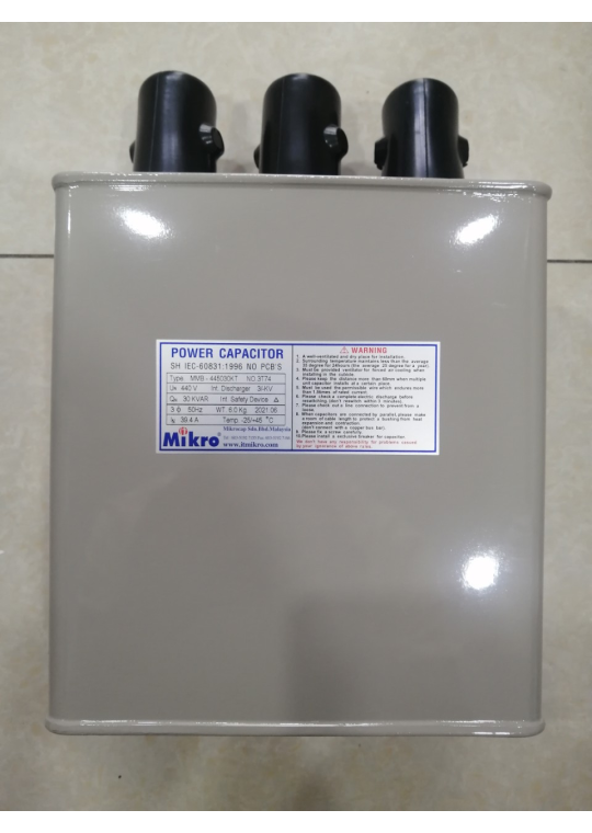 Tụ bù dầu MIKRO 3P 30KVAr 440V ( MMB-445030KT )