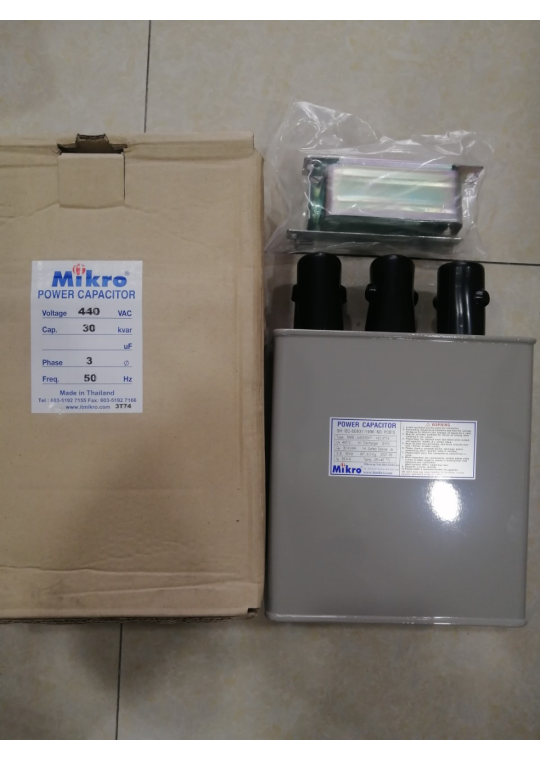 Tụ bù dầu MIKRO 3P 30KVAr 440V ( MMB-445030KT )