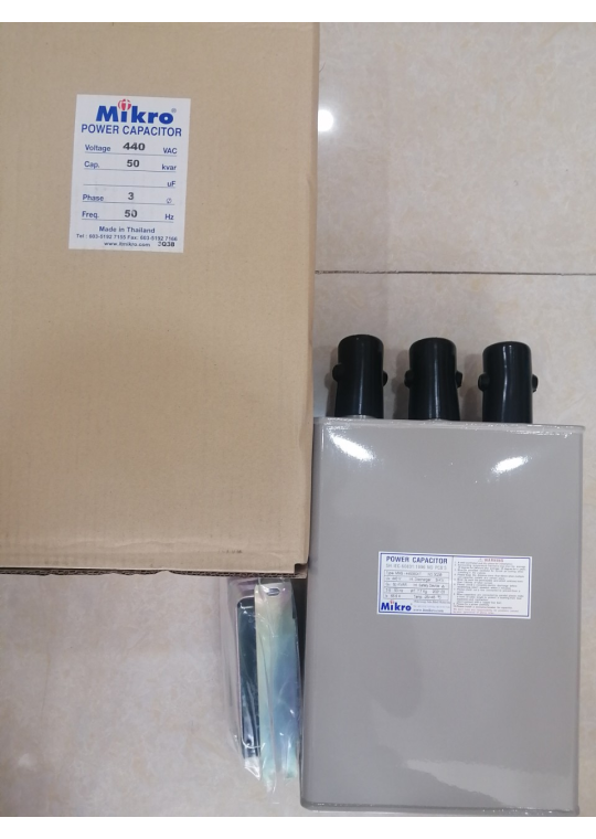 Tụ bù dầu MIKRO 3P 50KVAr 440V ( MMB-445050KT )