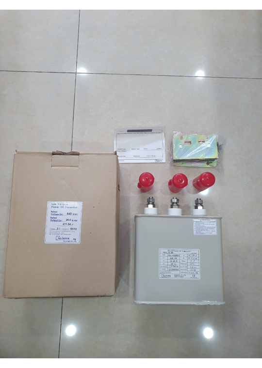Tụ bù dầu NUINTEK 3P 25KVAr 440V ( ANU-44225KS )