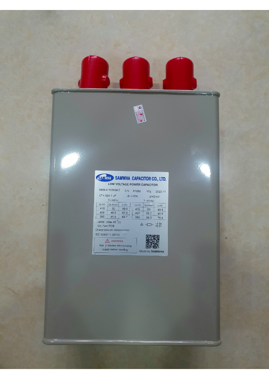 Tụ bù dầu SAMWHA 3P 50KVAr 415V ( SMB-4150500KT )