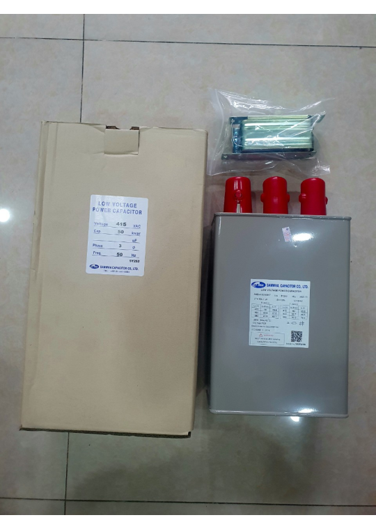 Tụ bù dầu SAMWHA 3P 50KVAr 415V ( SMB-4150500KT )
