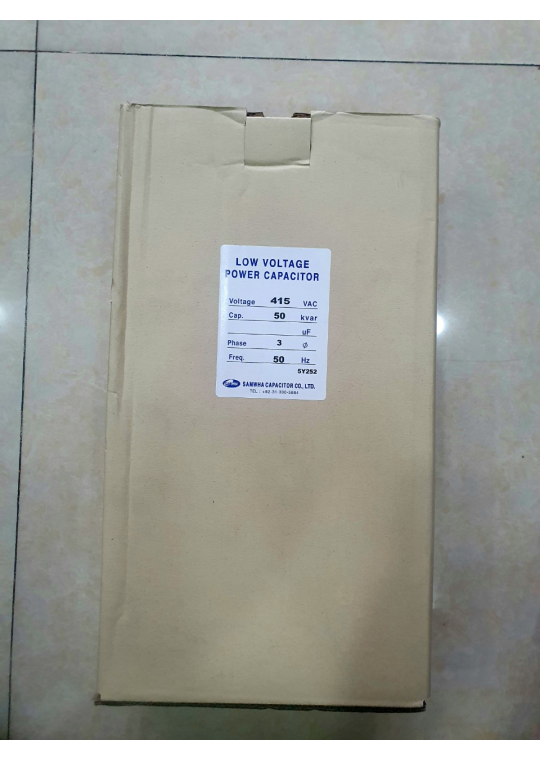 Tụ bù dầu SAMWHA 3P 50KVAr 415V ( SMB-4150500KT )