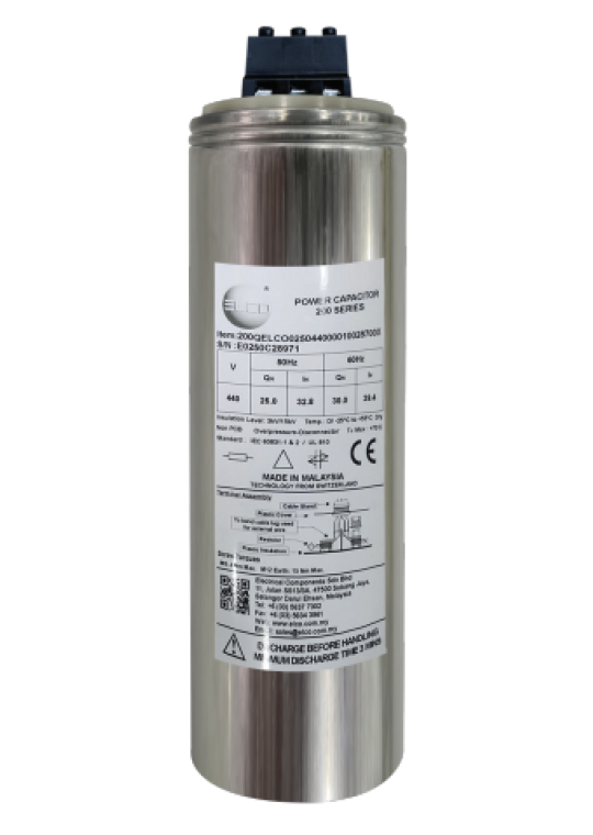 Tụ bù khô ELCO 3P 10KVAr 440V ( 700QELCO0100 )