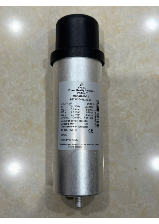 Tụ bù khô EPCOS 3P 5KVAr 440V ( MKP440-D-5.0 )