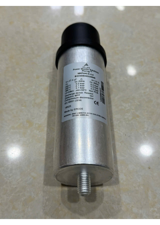 Tụ bù khô EPCOS 3P 5KVAr 440V ( MKP440-D-5.0 )