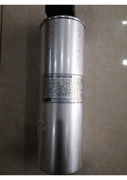 Tụ bù khô SAMWHA 3P 10KVAr 440V ( RMC-4450100KT )