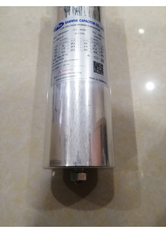 Tụ bù khô SAMWHA 3P 20KVAr 440V ( RMC-4450200KT )