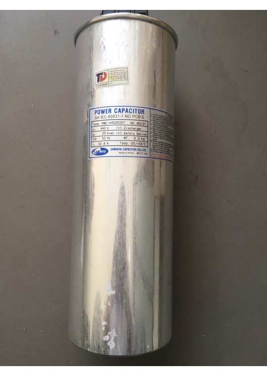 Tụ bù khô SAMWHA 3P 25KVAr 440V ( RMC-4450250KT )