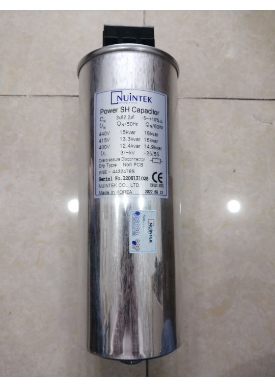 Tụ bù khô NUINTEK 3P 15KVAr 440V ( KNE-4432476S )