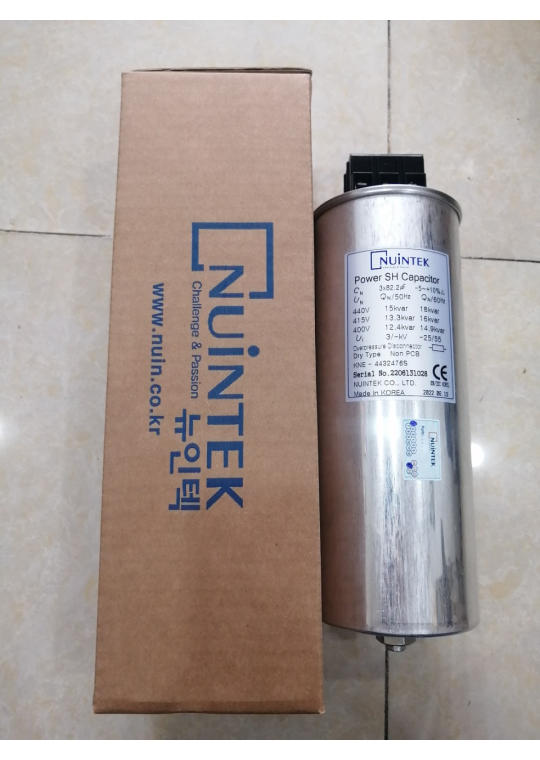 Tụ bù khô NUINTEK 3P 15KVAr 440V ( KNE-4432476S )