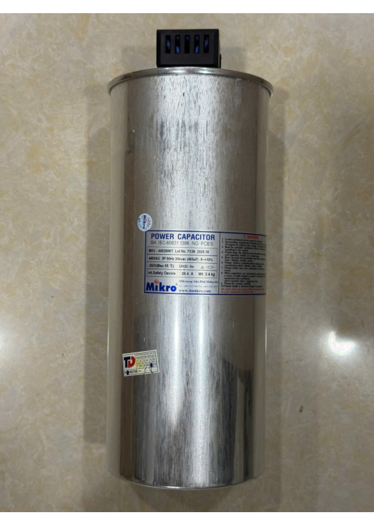 Tụ bù khô MIKRO 3P 30KVAr 440V ( MKC-445300KT )