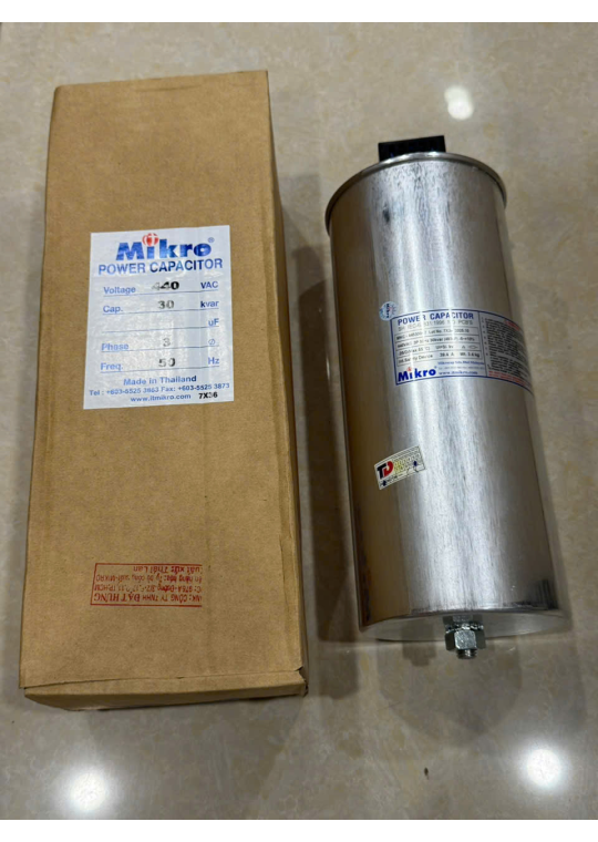 Tụ bù khô MIKRO 3P 30KVAr 440V ( MKC-445300KT )